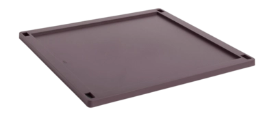 Deksel HAY Colour Crate Lid Plastic Large Square Bordeaux