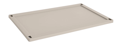 Deksel HAY Colour Crate Lid Plastic Large Warm Grey
