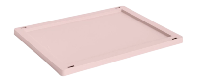 Deksel HAY Colour Crate Lid Plastic Medium Blush