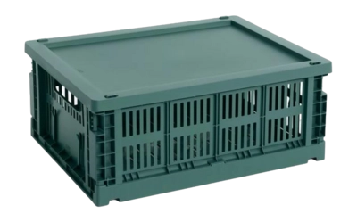 hay-colour-crate-lid-plastic-medium-dark-green-82422