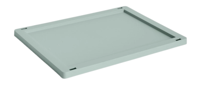 Deksel HAY Colour Crate Lid Plastic Medium Sage Green