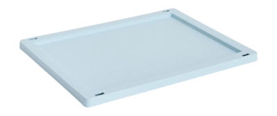 Deksel HAY Colour Crate Lid Plastic Medium Soft Blue