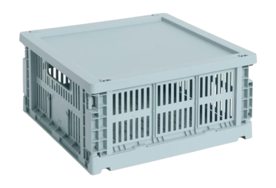 hay-colour-crate-lid-plastic-medium-squarecube-dusty-blue-82335