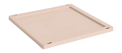 Deksel HAY Colour Crate Lid Plastic Medium Square / Cube Powder