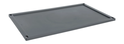 Deksel HAY Colour Crate Lid Plastic X-Large Charcoal