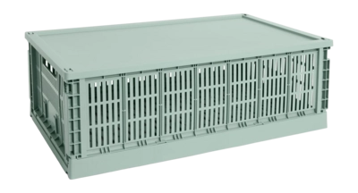 hay-colour-crate-lid-plastic-x-large-sage-green-82192