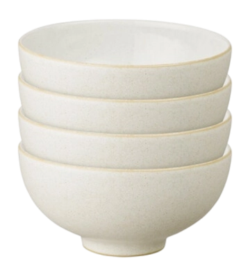 Bols à Riz Denby Impression Cream 480 ml (Lot de 4)
