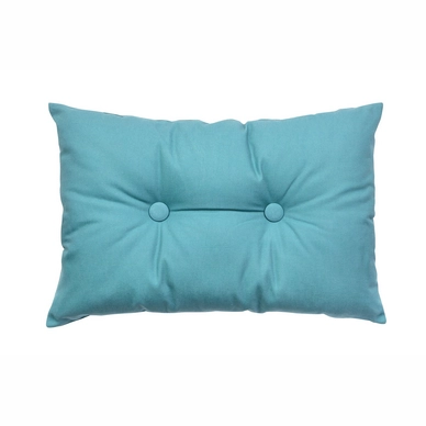Sierkussen Essenza Dex Turquoise Canvas