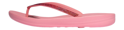 FitFlop Women iQushion Ombre Sparkle Flip-Flops Pinkperfect/Pop Orange