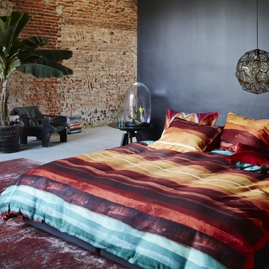 Bettwäsche Essenza Dia Red Mako-Satin