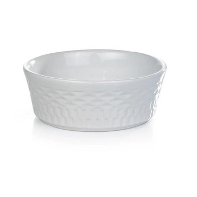 Voer- of drinkbak Beeztees Diamond Keramiek Wit