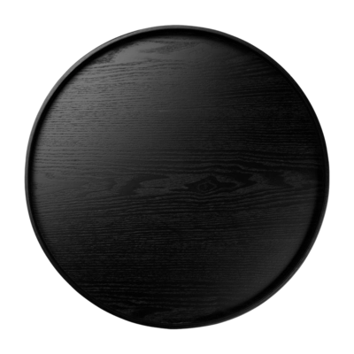 Dienblad ASA Selection Wood Black With Feet Black 40 cm