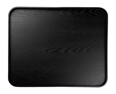 Dienblad ASA Selection Wood Black With Feet Black 45,5 x 36 cm