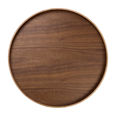 Dienblad ASA Selection Wood Dark With Feet Brown 40 cm