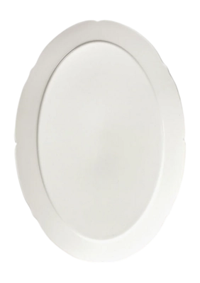Dinerbord Serax Oval L White Silhouette 30 cm