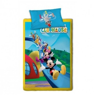 Dekbedovertrek Mickey Clubhouse Katoen