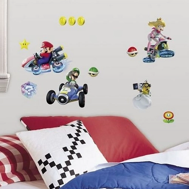 Muursticker Mario Kart 8