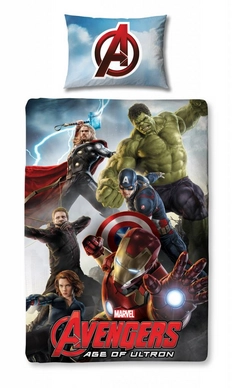 Dekbedovertrek Marvel Avengers Age of Ultron Katoen
