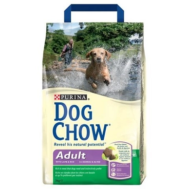 Hondenbrokken Dog Chow Adult Lamb & Rice 3 kg