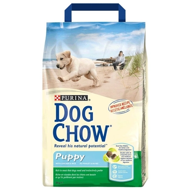 Hondenbrokken Dog Chow Puppy Chicken & Rice 3 kg