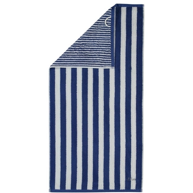 Handdoek S Oliver Bath Stripes Donkerblauw (set van 3)