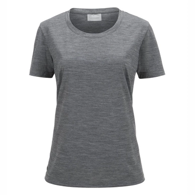 T-Shirt Peak Performance Civil Merino Grau Meliert Damen