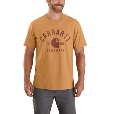 T-Shirt Carhartt Men Workwear S/S Graphic Yellowstone Heather