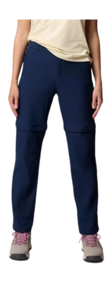 Broek Columbia Women Leslie Falls Convertible Pant Regular Collegiate Navy