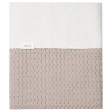 Kinderbettdecke Koeka Baumwoll-Fleece Waffel Amsterdam Clay