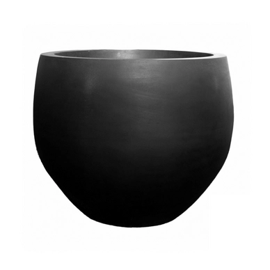 Bloempot Pottery Pots Natural Jumbo Orb L Black 133 x 114 cm