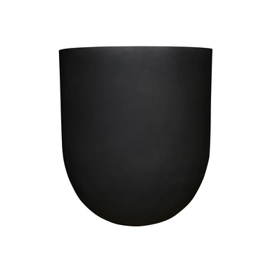 Bloempot Pottery Pots Refined Jumbo Lex M Volcano Black 90 x 99,5 cm