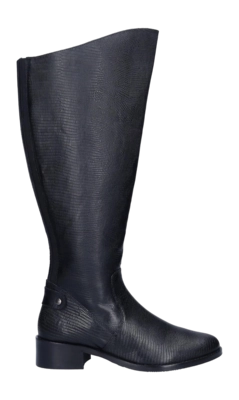 Bottes Femme Custom Made Botta Noir Taille de Mollet XXL