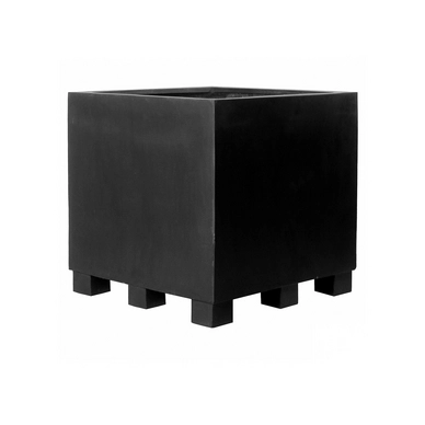 Bloempot Pottery Pots Natural Jumbo XL Feet Black 110 x 110 x 100 cm