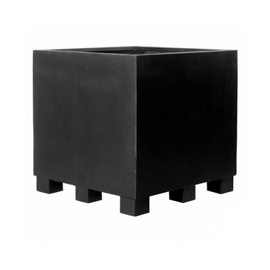 Bloempot Pottery Pots Natural Jumbo XXL Feet Black 130 x 130 x 110 cm