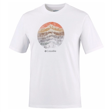 T-Shirt Columbia Csc Mountain Sunset Tee White