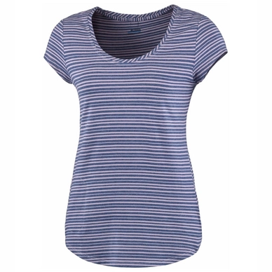 T-Shirt Columbia All Who Wander Ss Sparrow Heathered Stripe