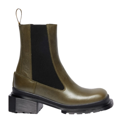 Stiefel Dr. Martens Maybole Chelsea Damen Olive Green Eclipse
