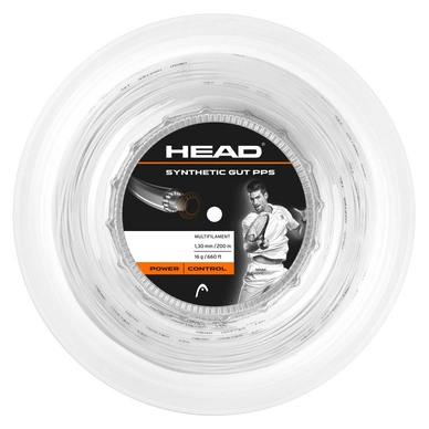 Tennissnaar HEAD Synthetic Gut PPS REEL 18 White 1.20/200m