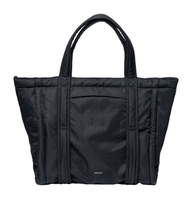 Draagtas Sandqvist Curve Tote Bag Black L