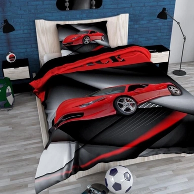 Dekbedovertrek Dreamhouse Bedding Race Auto Katoen