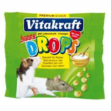 Knaagdierensnacks Vitakraft Yoghurt Drops Rat (12 Stuks)