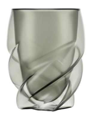 Dubbelwandig Glas Bodum Pavina Paris Twisted Grijs 270 ml (Set van 2)