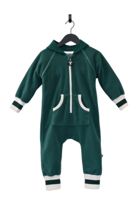 Onesie Ducksday Baby Dark Green/Ecru