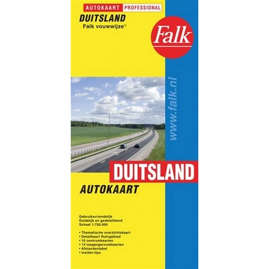 Autokaart professioneel Duitsland Falk