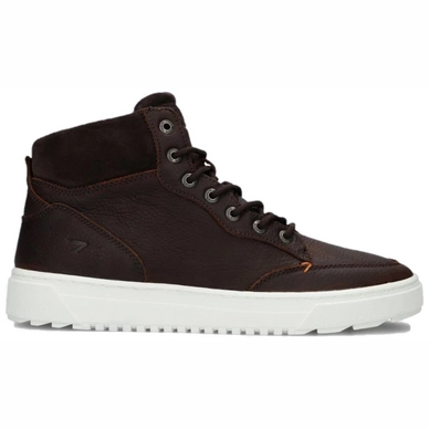 Baskets HUB Homme Dundee Dark Brown Off White