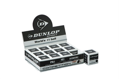 Squashbal Dunlop Competition (12 stuks)