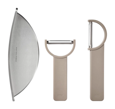 Dunschiller Set Zone Denmark Singles Soft Taupe (Set van 3)