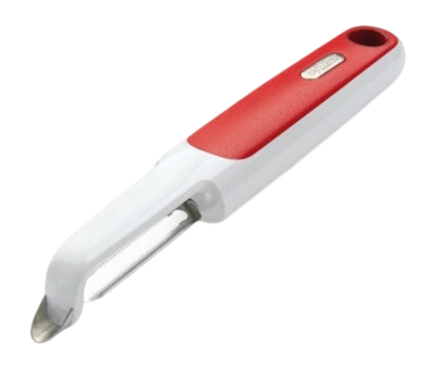 Econome Zyliss Soft Skin Peeler White/Red/Grey