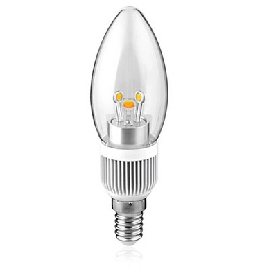 E14 LED Kaars Lamp 230 Volt 5 Watt Dimbaar (Vervangt 50 Watt)
