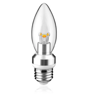 E27 LED Kaars Lamp 230 Volt 4 Watt Dimbaar (Vervangt 35 Watt)